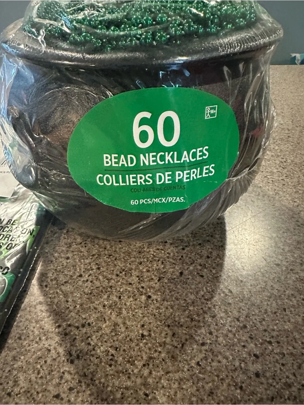 St. Patrick's Day Party Supplies - Green Bead Necklaces & Decor Pack